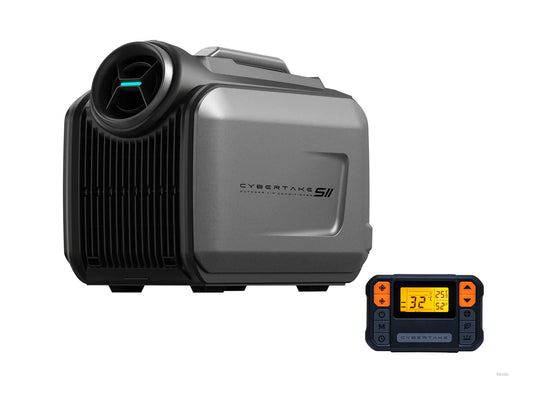 Cybertake S2 Pro Draagbare Airco & Verwarming – 5100BTU Outdoor Airconditioner (12V / 24V / 48V / 230V) + remote control