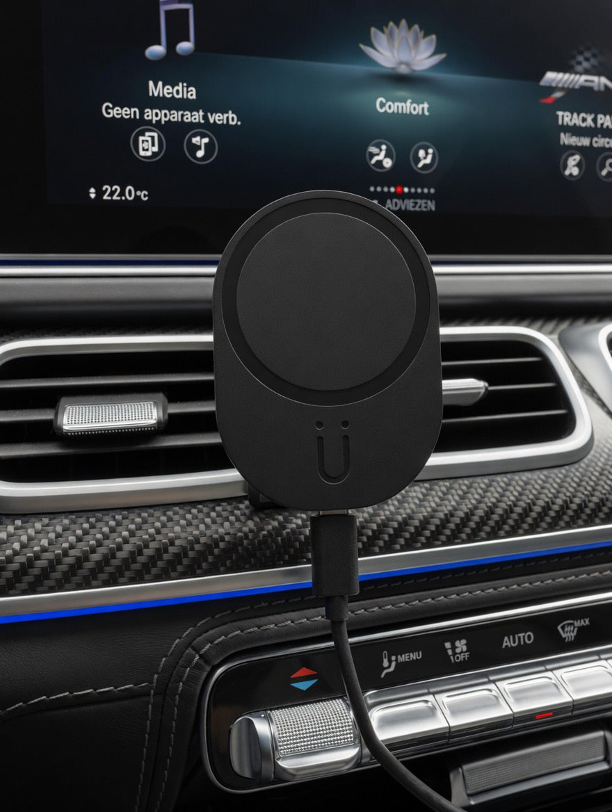 MagSafe Phone Holder for Mercedes GLE Complete Wireless Charging Set