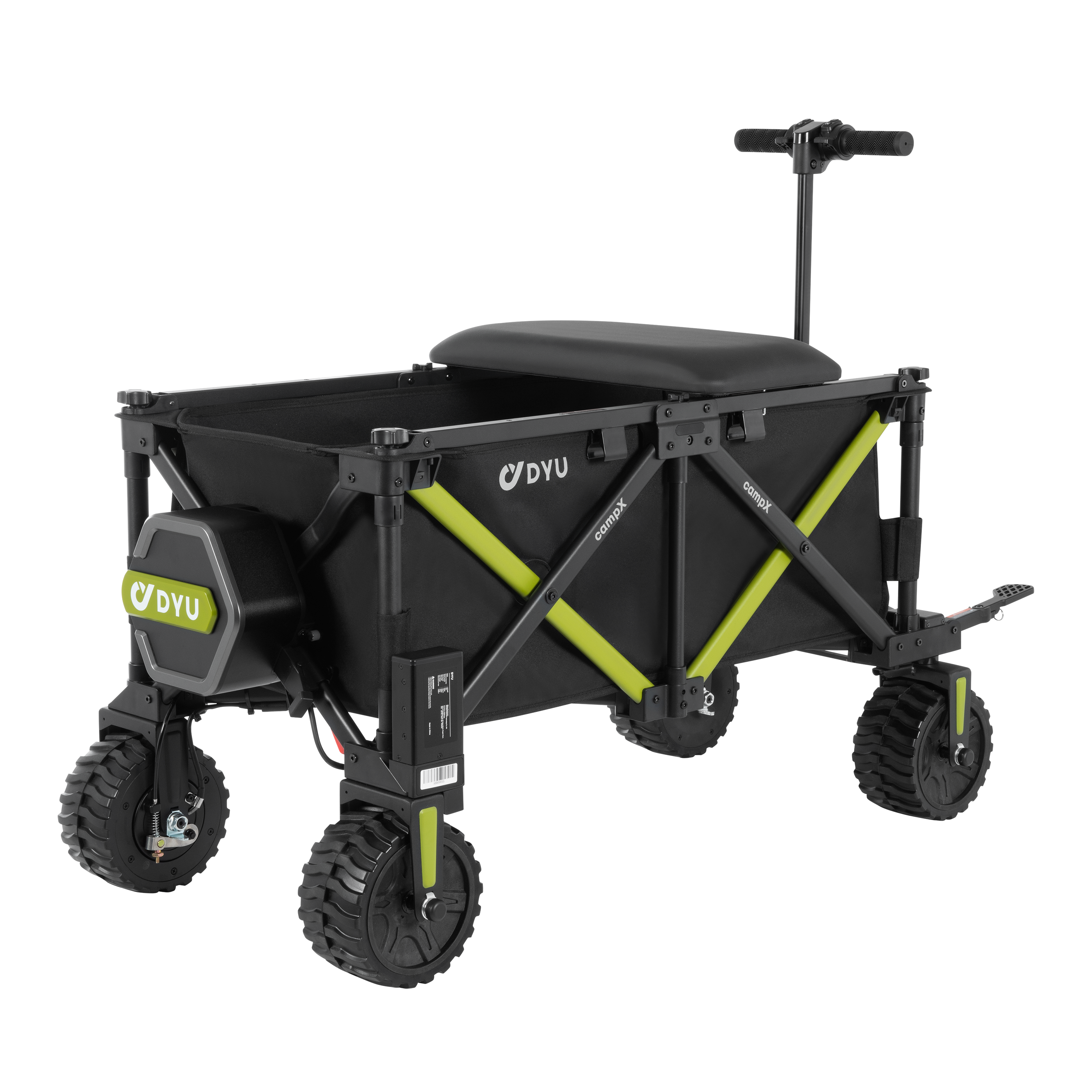 DYU CampX Electric Wagon with Seating Function / 1200W / 350kg