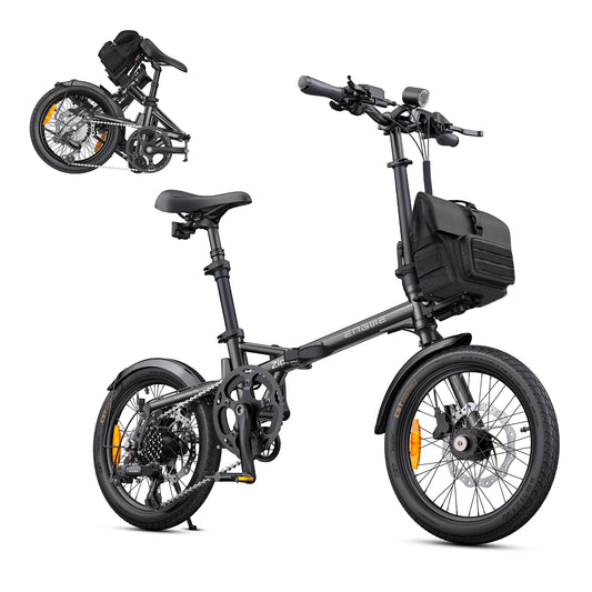 ENGWE ZIP 16" Foldable E-Bike – 250W | Shimano 7-Speed | 120km | USB-C