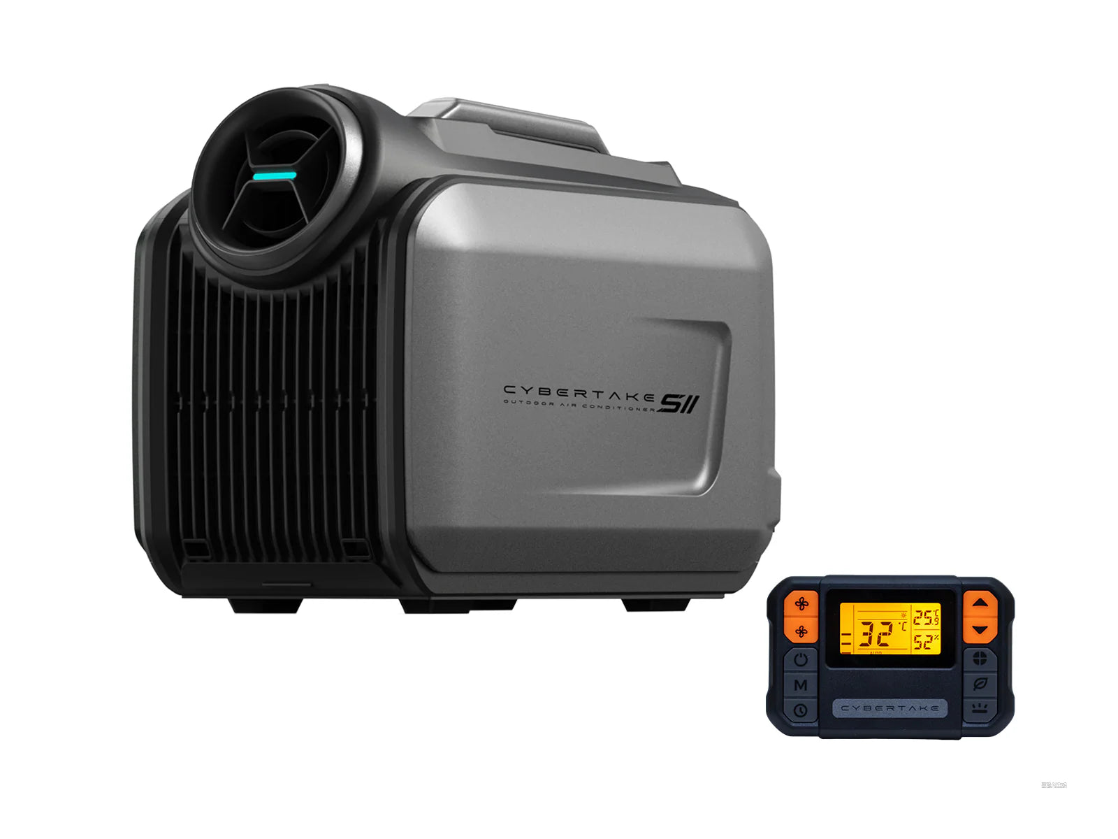 Cybertake S2 Pro Draagbare Airco & Verwarming – 5100BTU Outdoor Airconditioner (12V / 24V / 48V / 230V) + remote control